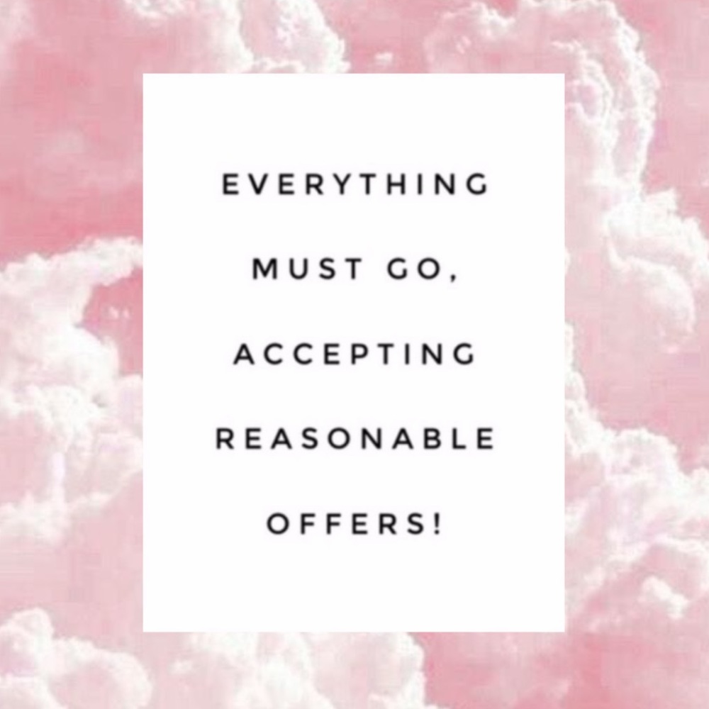 🗣ACCEPTING ALL REASONABLE OFFERS!